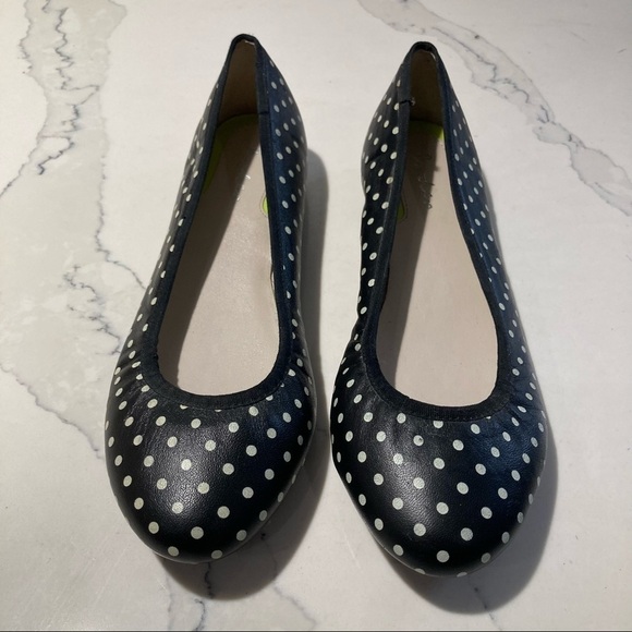 BODEN Sz 39 Polka Dot Slip  On Ballet Ballerina Style Flats Shoes - Picture 2 of 9
